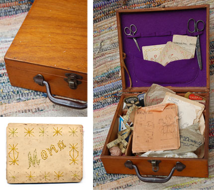 Vintage sewing box